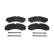 Kit de plaquettes de frein, frein à disque PREMIER ECO FRICTION FVR1102 Ferodo, Vignette 2