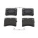 Kit de plaquettes de frein, frein à disque PREMIER ECO FRICTION FVR1131 Ferodo, Vignette 2