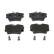 Kit de plaquettes de frein, frein à disque PREMIER ECO FRICTION FVR1132 Ferodo, Vignette 2