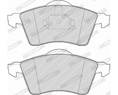 Kit de plaquettes de frein, frein à disque PREMIER ECO FRICTION FVR1163 Ferodo, Image 4