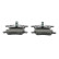 Kit de plaquettes de frein, frein à disque PREMIER ECO FRICTION FVR1163 Ferodo, Vignette 3