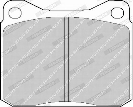 Kit de plaquettes de frein, frein à disque PREMIER ECO FRICTION FVR129 Ferodo, Image 5