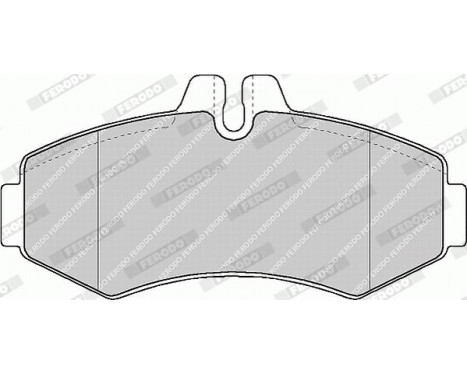 Kit de plaquettes de frein, frein à disque PREMIER ECO FRICTION FVR1304 Ferodo, Image 4