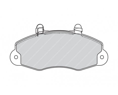 Kit de plaquettes de frein, frein à disque PREMIER ECO FRICTION FVR1338 Ferodo, Image 5