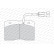 Kit de plaquettes de frein, frein à disque PREMIER ECO FRICTION FVR1353 Ferodo, Vignette 2