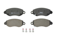 Kit de plaquettes de frein, frein à disque PREMIER ECO FRICTION FVR1381 Ferodo