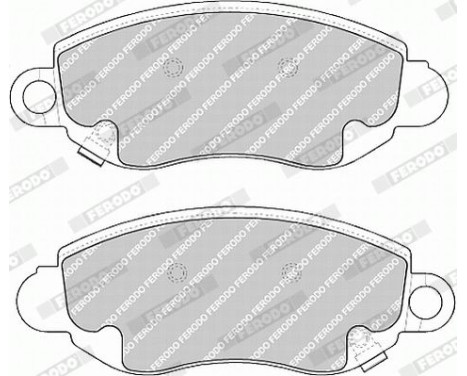 Kit de plaquettes de frein, frein à disque PREMIER ECO FRICTION FVR1381 Ferodo, Image 4