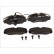 Kit de plaquettes de frein, frein à disque PREMIER ECO FRICTION FVR1397 Ferodo