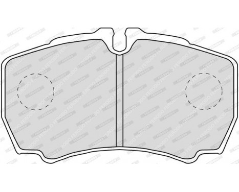 Kit de plaquettes de frein, frein à disque PREMIER ECO FRICTION FVR1405 Ferodo, Image 2