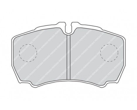 Kit de plaquettes de frein, frein à disque PREMIER ECO FRICTION FVR1405 Ferodo, Image 3