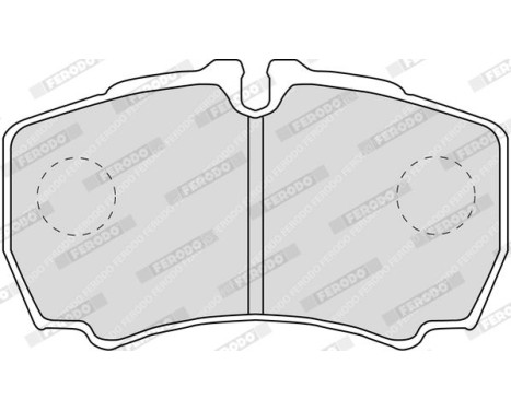 Kit de plaquettes de frein, frein à disque PREMIER ECO FRICTION FVR1405 Ferodo, Image 4