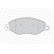 Kit de plaquettes de frein, frein à disque PREMIER ECO FRICTION FVR1461 Ferodo, Vignette 3