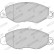 Kit de plaquettes de frein, frein à disque PREMIER ECO FRICTION FVR1461 Ferodo, Vignette 4
