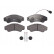 Kit de plaquettes de frein, frein à disque PREMIER ECO FRICTION FVR1479 Ferodo