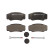 Kit de plaquettes de frein, frein à disque PREMIER ECO FRICTION FVR1480 Ferodo