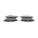 Kit de plaquettes de frein, frein à disque PREMIER ECO FRICTION FVR1616 Ferodo, Vignette 3