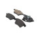 Kit de plaquettes de frein, frein à disque PREMIER ECO FRICTION FVR1642 Ferodo, Vignette 9