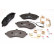 Kit de plaquettes de frein, frein à disque PREMIER ECO FRICTION FVR1771 Ferodo