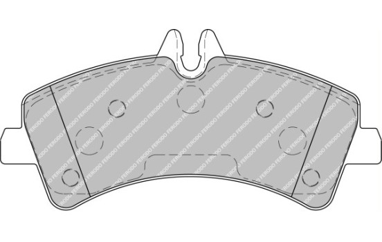 Kit de plaquettes de frein, frein à disque PREMIER ECO FRICTION FVR1779 Ferodo, Image 2