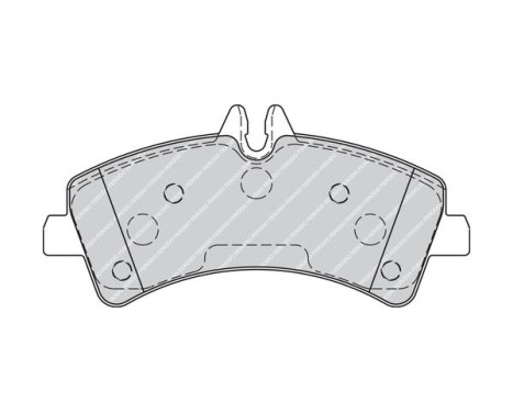 Kit de plaquettes de frein, frein à disque PREMIER ECO FRICTION FVR1779 Ferodo, Image 4