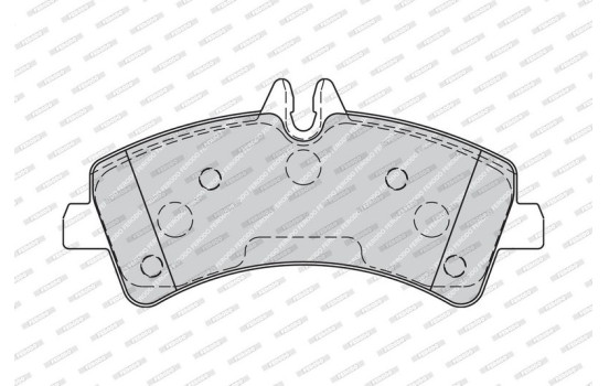 Kit de plaquettes de frein, frein à disque PREMIER ECO FRICTION FVR1779 Ferodo, Image 4