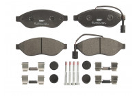 Kit de plaquettes de frein, frein à disque PREMIER ECO FRICTION FVR1924 Ferodo