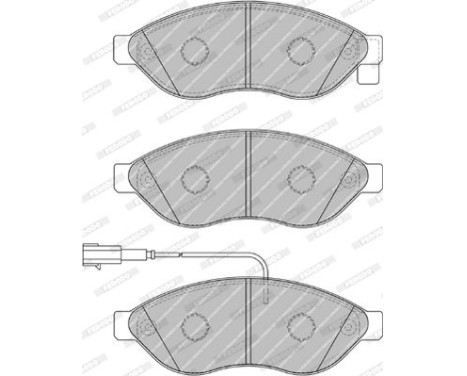 Kit de plaquettes de frein, frein à disque PREMIER ECO FRICTION FVR1924 Ferodo, Image 4