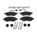 Kit de plaquettes de frein, frein à disque PREMIER ECO FRICTION FVR1924 Ferodo, Vignette 2