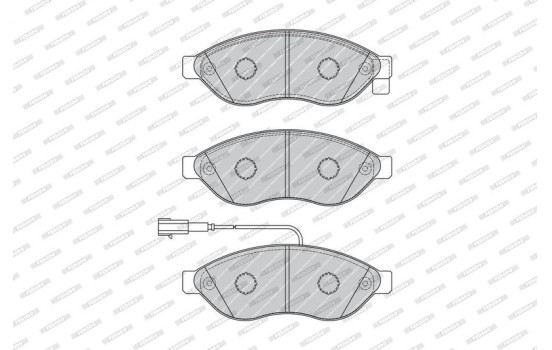Kit de plaquettes de frein, frein à disque PREMIER ECO FRICTION FVR1924 Ferodo, Image 3