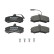 Kit de plaquettes de frein, frein à disque PREMIER ECO FRICTION FVR287 Ferodo, Vignette 3