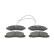 Kit de plaquettes de frein, frein à disque PREMIER ECO FRICTION FVR414 Ferodo, Vignette 3