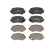 Kit de plaquettes de frein, frein à disque PREMIER ECO FRICTION FVR4253 Ferodo