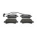 Kit de plaquettes de frein, frein à disque PREMIER ECO FRICTION FVR4348 Ferodo, Vignette 2