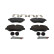 Kit de plaquettes de frein, frein à disque PREMIER ECO FRICTION FVR4469 Ferodo, Vignette 2