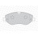 Kit de plaquettes de frein, frein à disque PREMIER ECO FRICTION FVR4469 Ferodo, Vignette 3