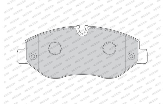 Kit de plaquettes de frein, frein à disque PREMIER ECO FRICTION FVR4469 Ferodo, Image 3