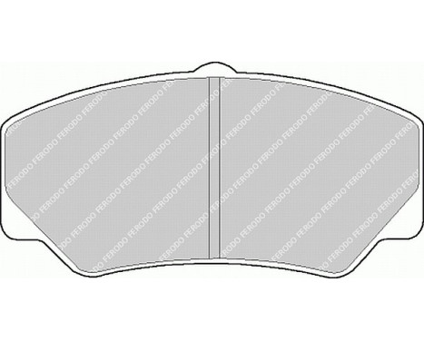 Kit de plaquettes de frein, frein à disque PREMIER ECO FRICTION FVR450 Ferodo, Image 2