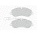 Kit de plaquettes de frein, frein à disque PREMIER ECO FRICTION FVR4909 Ferodo, Vignette 3