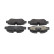 Kit de plaquettes de frein, frein à disque PREMIER ECO FRICTION FVR5013 Ferodo, Vignette 4