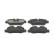 Kit de plaquettes de frein, frein à disque PREMIER ECO FRICTION FVR5013 Ferodo