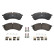 Kit de plaquettes de frein, frein à disque PREMIER ECO FRICTION FVR5105 Ferodo