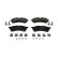 Kit de plaquettes de frein, frein à disque PREMIER ECO FRICTION FVR5105 Ferodo, Vignette 2
