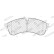 Kit de plaquettes de frein, frein à disque PREMIER ECO FRICTION FVR5105 Ferodo, Vignette 3