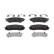 Kit de plaquettes de frein, frein à disque PREMIER ECO FRICTION FVR5115 Ferodo, Vignette 2