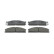 Kit de plaquettes de frein, frein à disque PREMIER ECO FRICTION FVR641 Ferodo, Vignette 3