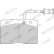 Kit de plaquettes de frein, frein à disque PREMIER ECO FRICTION FVR655 Ferodo, Vignette 3
