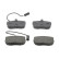 Kit de plaquettes de frein, frein à disque PREMIER ECO FRICTION FVR656 Ferodo, Vignette 2