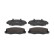Kit de plaquettes de frein, frein à disque PREMIER ECO FRICTION FVR700 Ferodo, Vignette 2