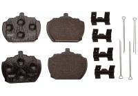 Kit de plaquettes de frein, frein à disque PREMIER ECO FRICTION FVR833 Ferodo