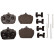 Kit de plaquettes de frein, frein à disque PREMIER ECO FRICTION FVR833 Ferodo